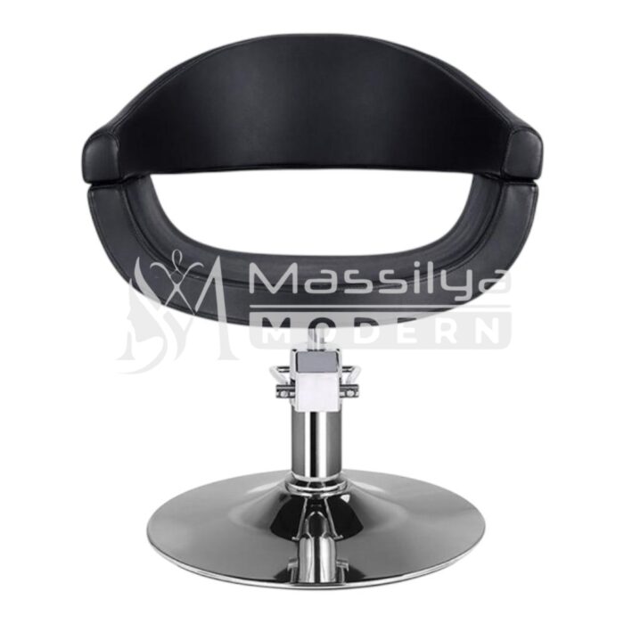 Fauteuil Professionnel de Coiffure – Design Ergonomique & Base Chromée – Image 3