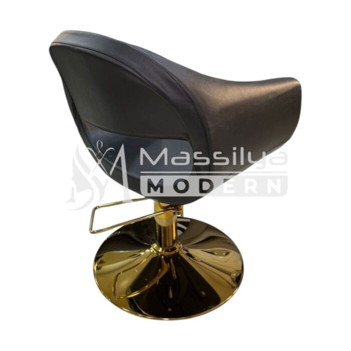 Fauteuil Professionnel de Coiffure – Design Ergonomique & Base Gold – Image 8