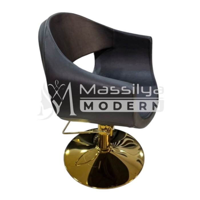 Fauteuil Professionnel de Coiffure – Design Ergonomique & Base Gold – Image 6