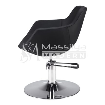 Fauteuil Professionnel de Coiffure Femme – Base Chromée