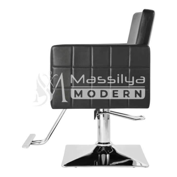 Fauteuil de Coiffure Femme Design Carré Capitonné – Image 3