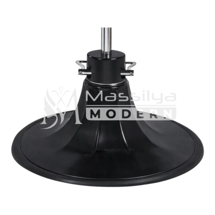 Fauteuil Barbier VIP Professionnel Luxe Noir mate (2 Types de Pompe ) – Modèle Vintage – Image 8