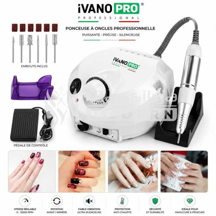 iVANO PRO Ponceuse a Ongles Professionnelle 35000 – Image 2