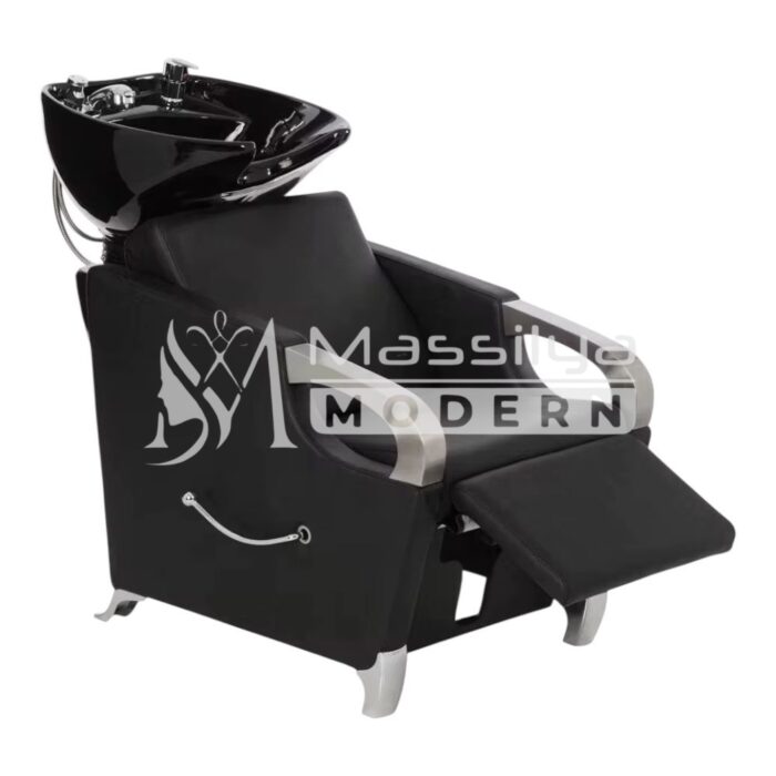 Fauteuil lave tête Finition & Détails aluminium – Image 3