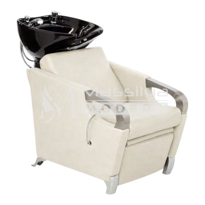 Fauteuil lave tête Finition & Détails aluminium – Image 2