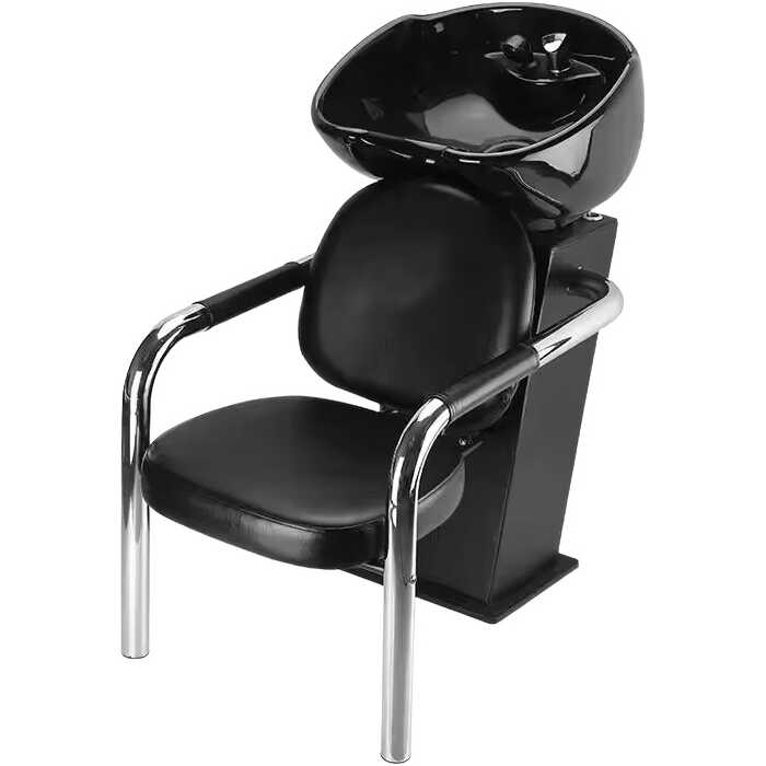 Lave tête noir bras en chrome – Image 2