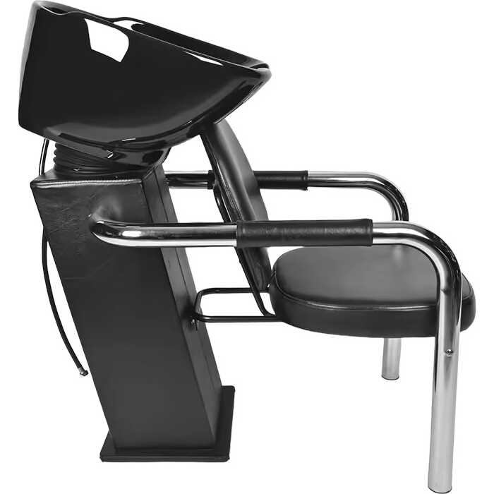 Lave tête noir bras en chrome – Image 3