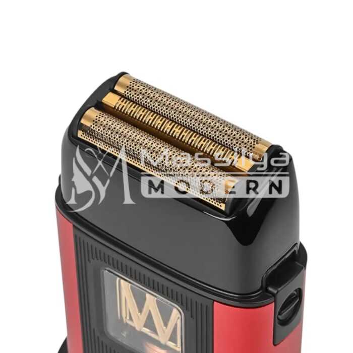 WMARK NG-XS1 Rasoir Électrique de barbier à moteur vectoriel  Professionnel (Shaver) Noir / Rouge – Image 7