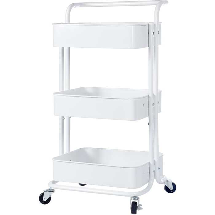 Chariot auxiliaire en métal à 3 niveaux – Image 5