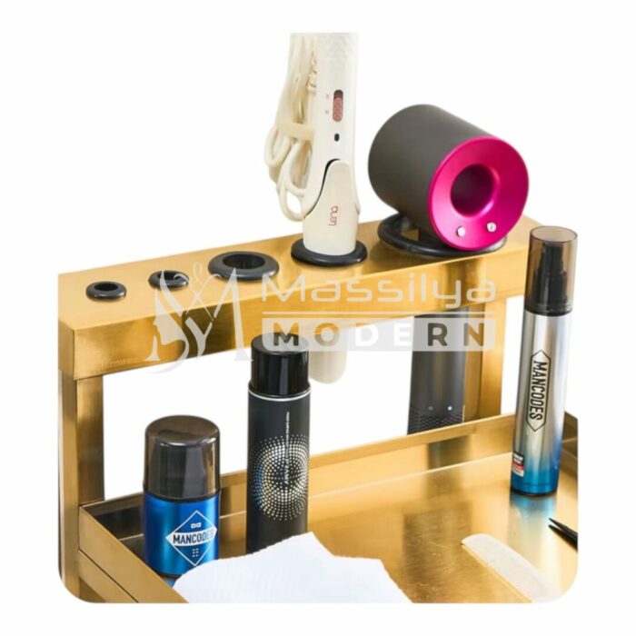 Chariot de coiffure et esthétique MDF Metal – Image 5