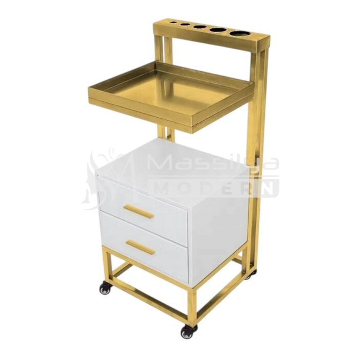 Chariot de coiffure et esthétique MDF Metal – Image 3