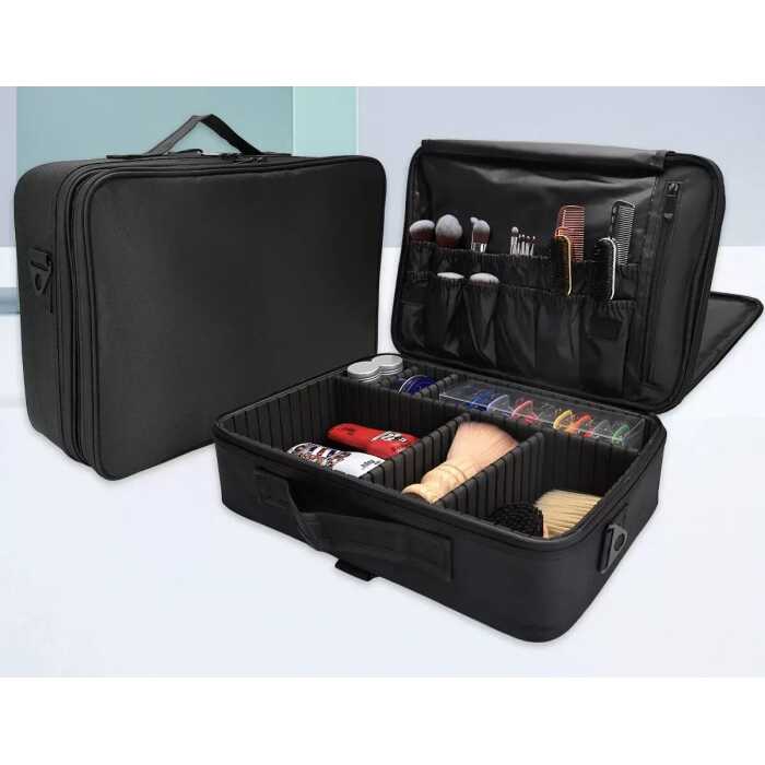 Trousse Maquillage Malette de Coiffure Vanity Voyage Makeup Bag Mallette Maquillage Malette Rangement Ma – Image 8