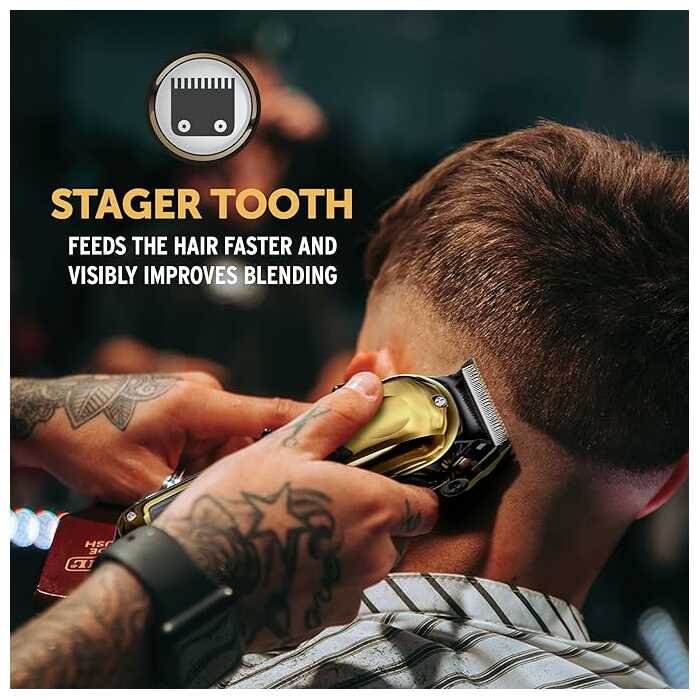 Wahl Magic Clip Cordless Gold, tondeuse de coupe sans fil professionnelle Original Made in Usa – Image 9