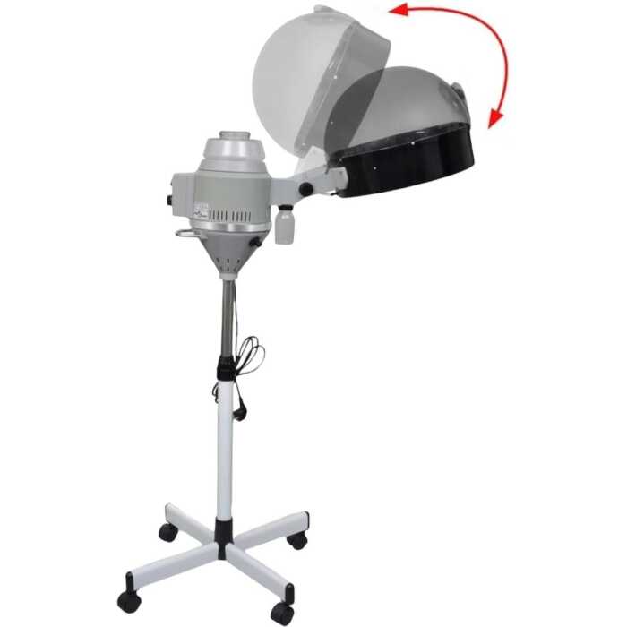 Casque Vapeur avec Base roulante pour Salon de Coiffure Casque Vapeur – Image 3