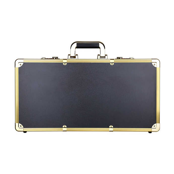 Mallette de Coiffure à domicile gold transport professionnelle pour coiffeur, ciseaux et outils avec serrure à code – Image 3