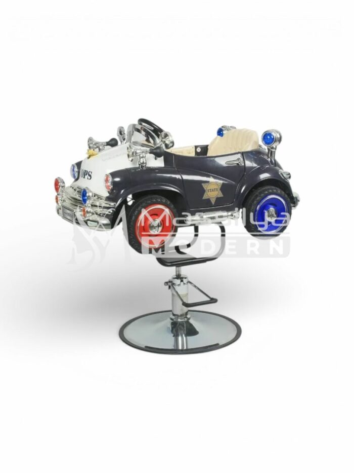 Fauteuil Coiffure Enfant – Modèle Voiture Police (COPS) – Image 2