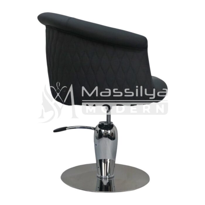 Fauteuil Professionnel de Coiffure Base Chrome – Image 3