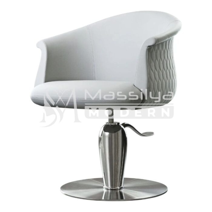 Fauteuil Professionnel de Coiffure Base Chrome – Image 2
