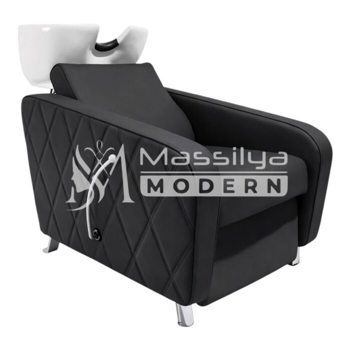 Fauteuil lave tête Design Capitonné Premium – Image 6