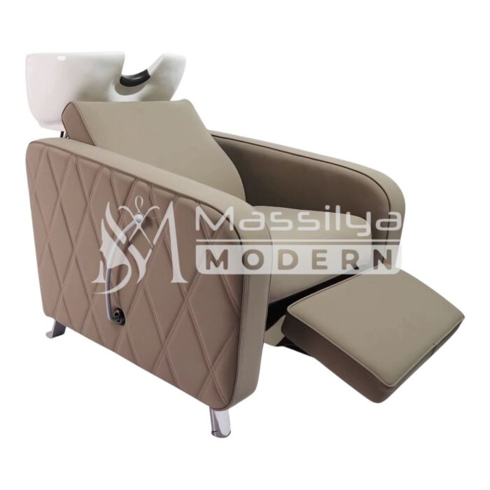 Fauteuil lave tête Design Capitonné Premium – Image 2