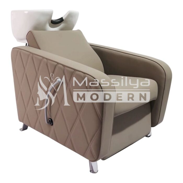 Fauteuil lave tête Design Capitonné Premium – Image 4