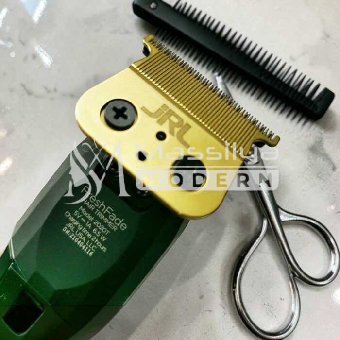 JRL FreshFade Tondeuse de Finition professionnelle GOLD Sans fil + avec fil sans base – Image 4