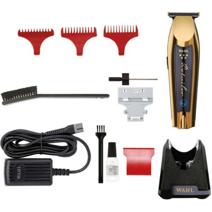 Wahl Detailer Cordless Gold, Tondeuse de finition sans fil professionnelle Original Made in Usa – Image 4