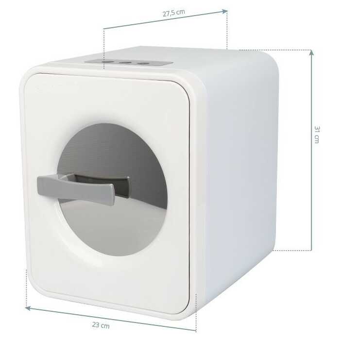 Stérilisateur UV pour objets et instruments avec lampe bactéricide et minuterie, support avec grille, – Image 4