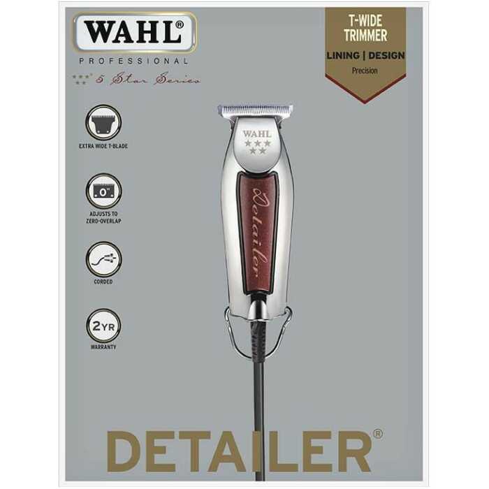 Wahl Detailer T-Wide, Tondeuse de finition avec fil professionnelle Original Made in Usa – Image 3