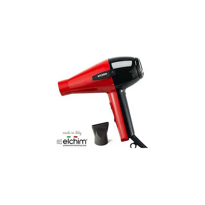 Elchim Classic 2001 Séchoir -cheveuxProfessionnel Rouge / Noir 2100w – Image 3