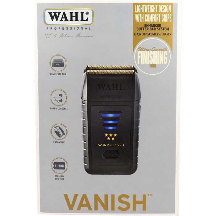 Wahl Vanish Shaver Super Close Rasoir électrique– Professional – Image 7