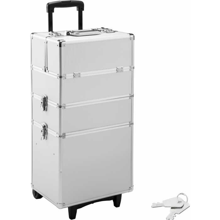 Valise esthétique maquillage professionnelle Mallette maquillage 3 in 1 niveaux MARGIE – Image 2