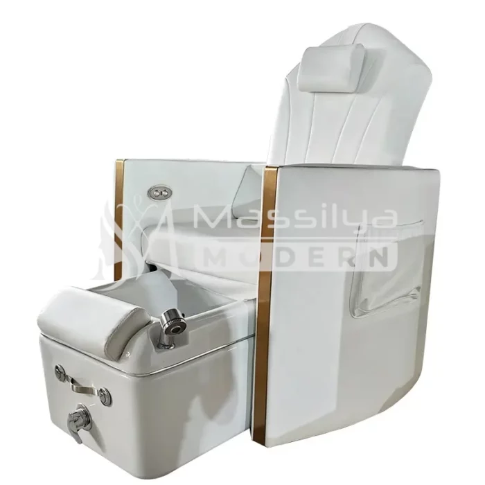Fauteuil Spa Pédicure Professionnel – Bassin Motorisé & Finitions Gold – Image 5