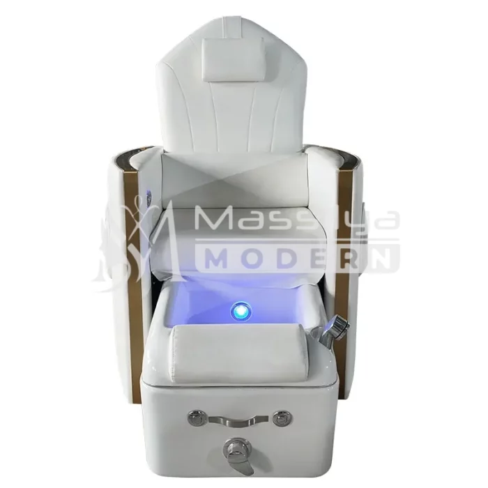 Fauteuil Spa Pédicure Professionnel – Bassin Motorisé & Finitions Gold – Image 2