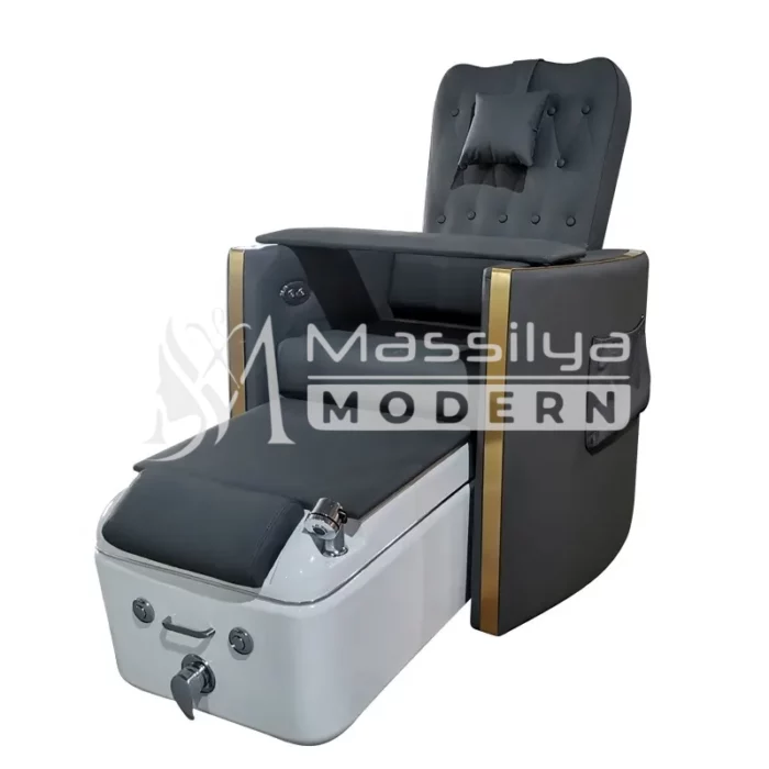 Fauteuil Spa Pédicure Professionnel – Bassin Motorisé & Finitions Gold – Image 3