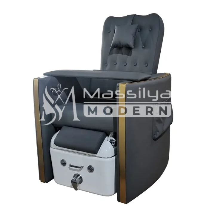 Fauteuil Spa Pédicure Professionnel – Bassin Motorisé & Finitions Gold – Image 6