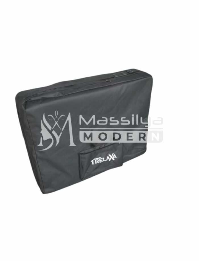 TRELAXA Relax de massage professionnelle pliable et portable en bois noir – Image 3