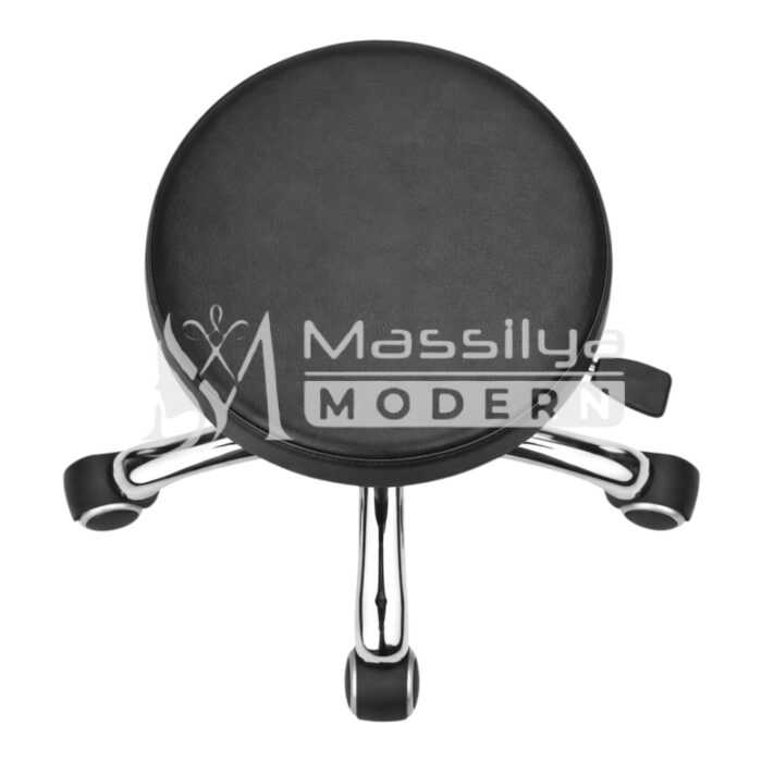 Tabouret sans dossier réglable à roulettes – Image 2