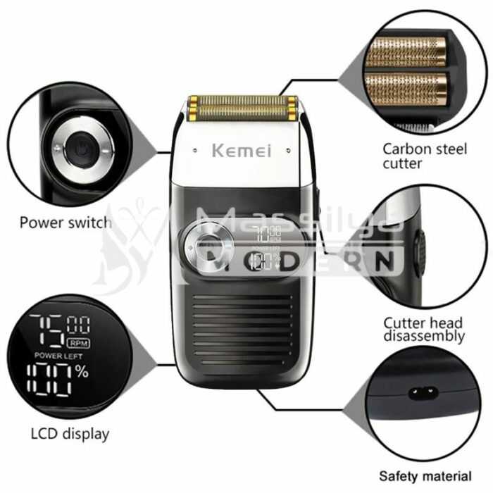 Kemei Rasoir Électrique Professionnel (Shaver) 2026 – Image 4