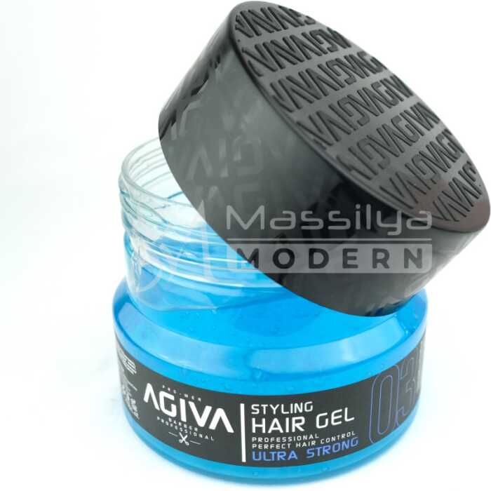 AGIVA 03 hair gel ultra strong bleu 700m – Image 4