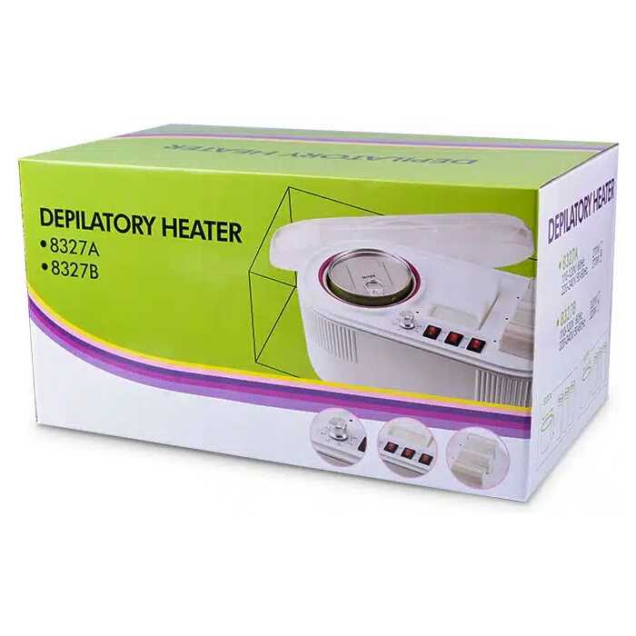 Appareil a Chauffe cire épilation froide Combiné 1 Pot et 3 Cartouches 800g 8327B – Image 4