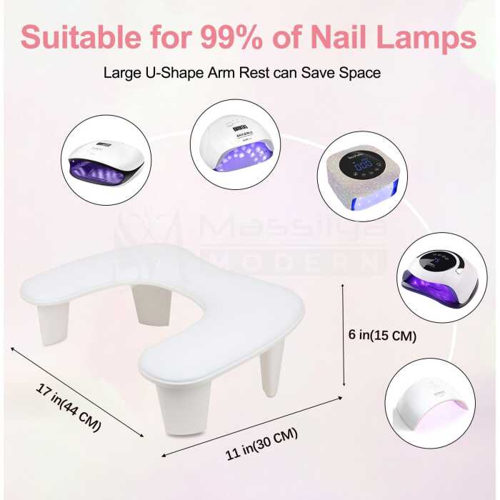 Repose-main pour coussin à ongles, repose-bras pour ongles | Support de manucure – Image 3