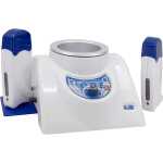 Basic Appareil a Chauffe cire épilation froide Combiné Pot et 2 Cartouches 800g