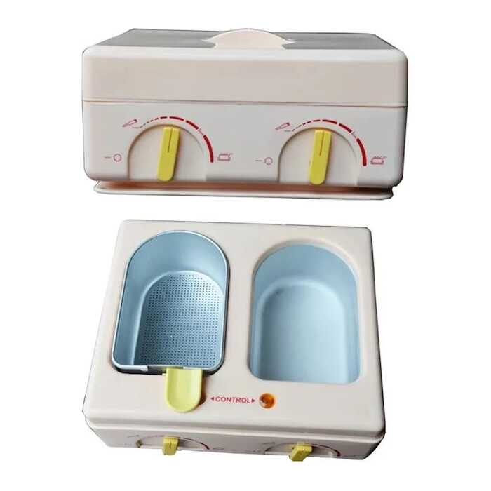 Appareil a Chauffe cire épilation chaude 2 cuves 500g – Image 2