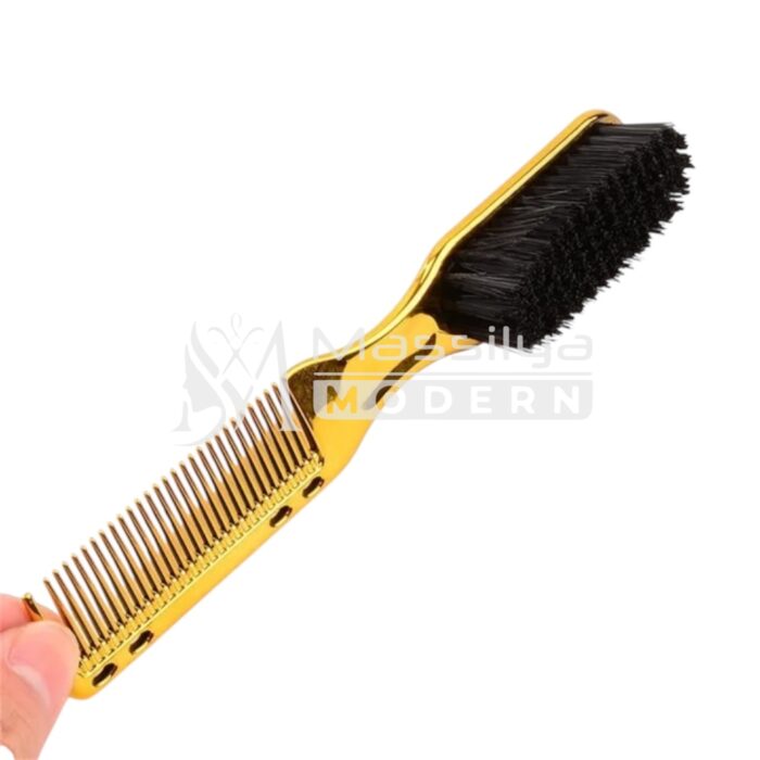 Brosse mince & Peigne Doré 2 en 1 – Image 4