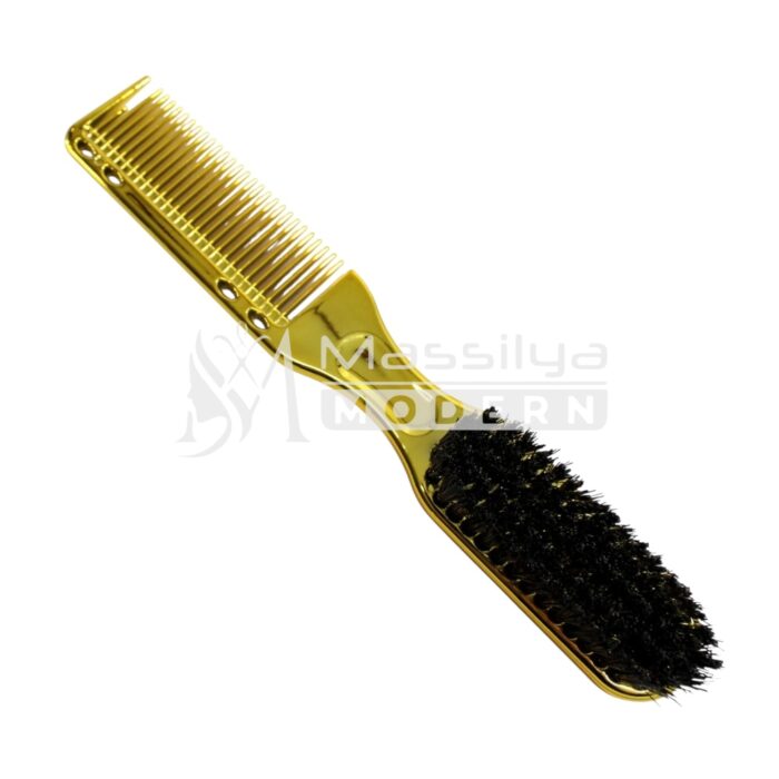 Brosse mince & Peigne Doré 2 en 1 – Image 2