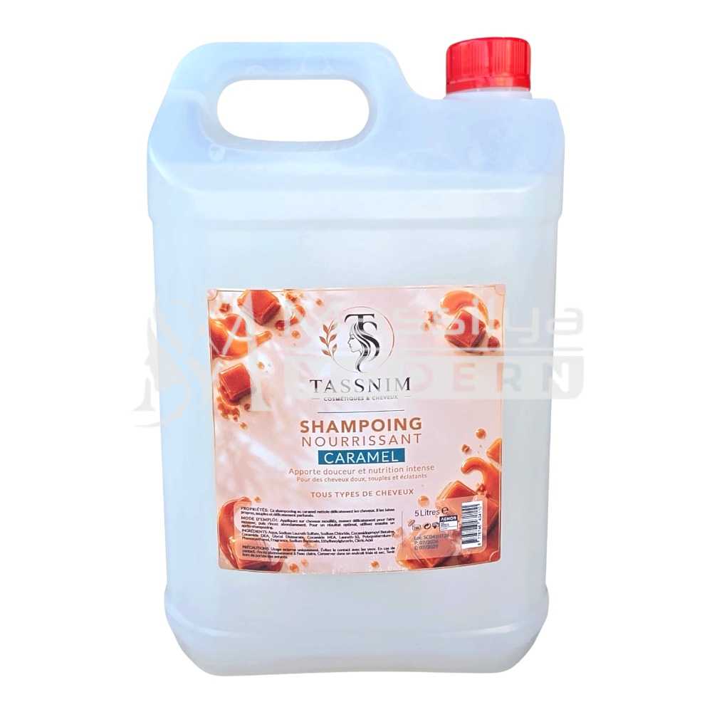 Photoroom_20260812_175027 TASSNIM Shampoing Nourrissant Caramel 5 Litres – Image 1