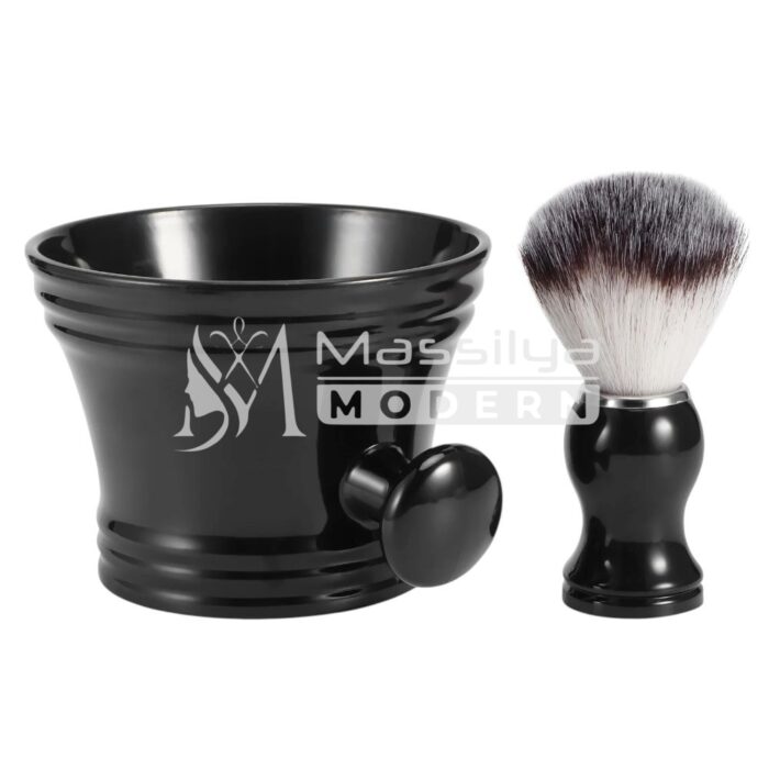 Bol à mousse de rasage professionnel avec poignée – Image 2
