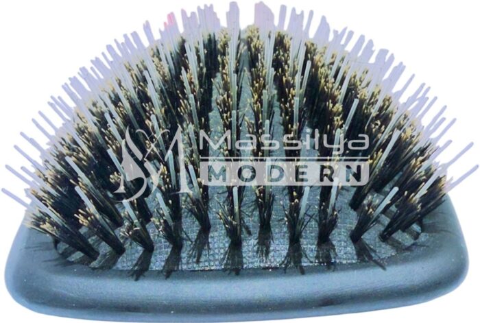 Eagle Fortress 508 Brosse à Cheveux plate Carré Grand Sanglier & Nylon – Image 3