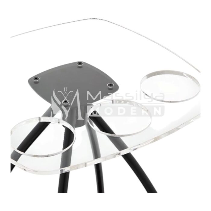 Chariot de Coloration Professionnel – Plateau Transparent & Seau Intégré – Image 5